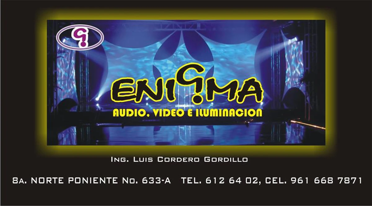 ENIGMA-LUZ Y SONIDO